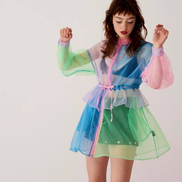Lazy Oaf GEM (G.E.M) Sheer Jacket *Rare* - Picture 5 of 5